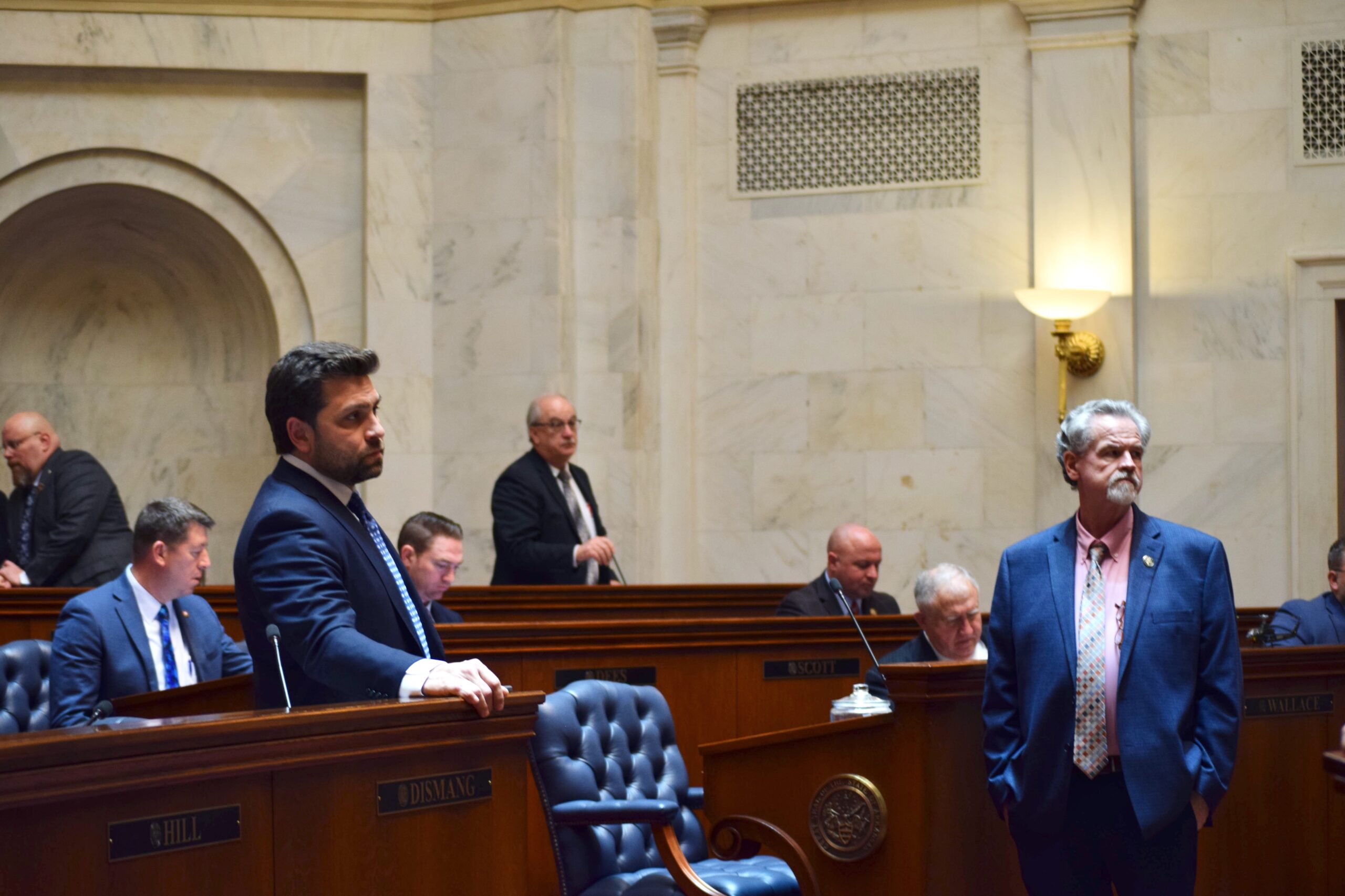 SESSION SNAPSHOT: Prison, library battles continue as Arkansas legislative session nears end 1 20250410 Dismang Clark scaled 1